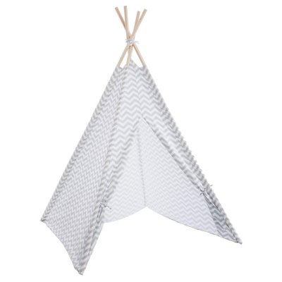 Tipi chevron gris