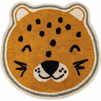 Tapis enfant rond ø90 cm léopard