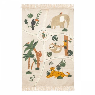 Tapis enfant 100x150 cm jungle