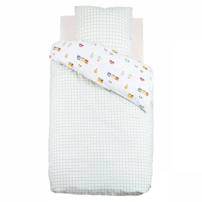 Parure de lit enfant 140x200 cm voiture