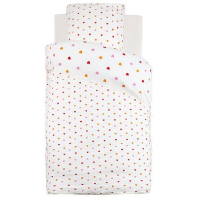 Parure de lit imprimée amour 140 x 200 cm