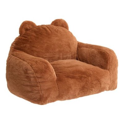 Fauteuil enfant mini ourson marron
