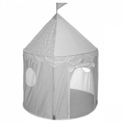 Tente en tissu enfant pop-up grise