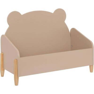 Coffre à jouets douceur ourson