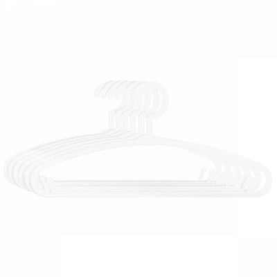 Lots de 6 cintres enfant blanc