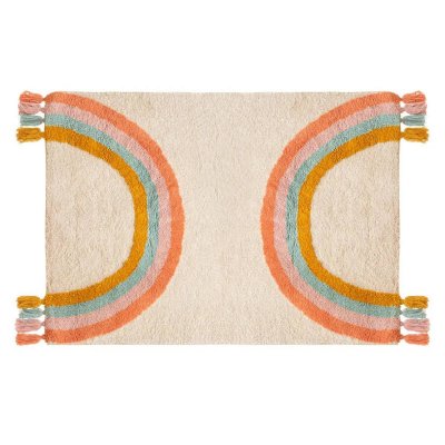 Tapis enfant 100x150 cm arc-en-ciel