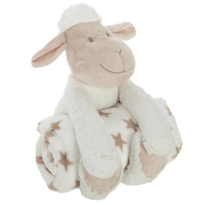ATMOSPHERA FOR KIDS Plaid avec peluche