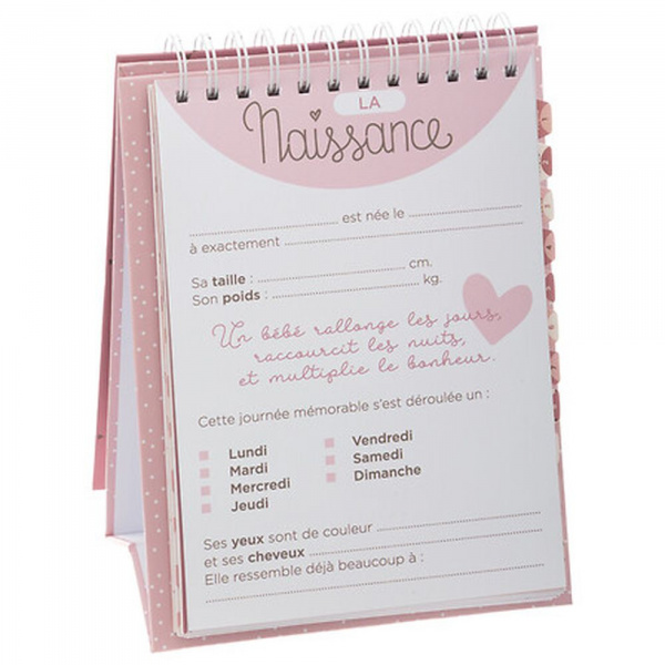 Livre de naissance 100 pages Atmosphera for kids