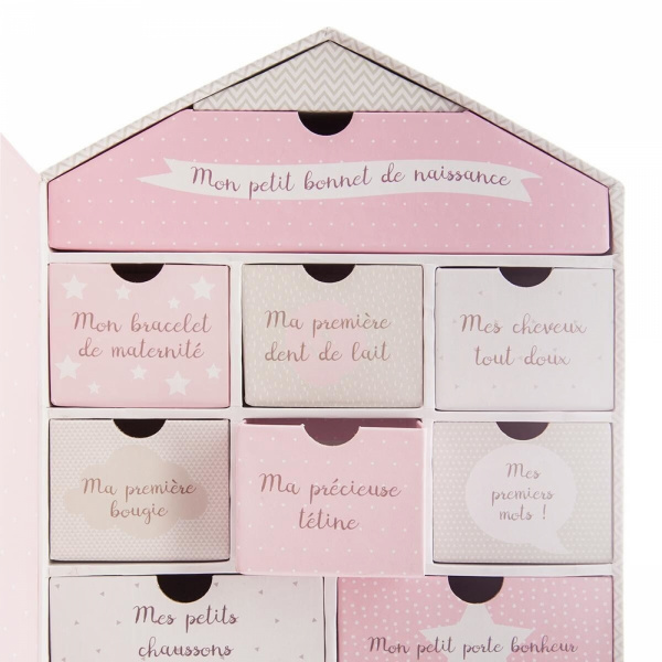 Coffret de naissance 10 tiroirs maison - modèle aléatoire Atmosphera for kids