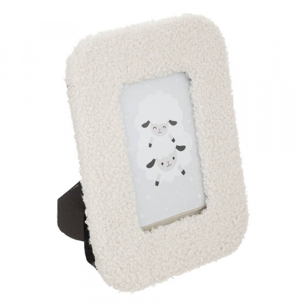 Cadre photo enfant 10x15 cm bouclette blanc Atmosphera for kids