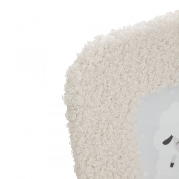 Cadre photo enfant 10x15 cm bouclette blanc Atmosphera for kids