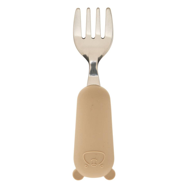 Set de couverts enfant beige cuillère et fourchette Atmosphera for kids