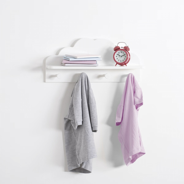 Patères enfant nuage blanc Atmosphera for kids