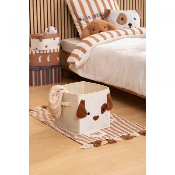 Cube de rangement 29x29 cm chien Atmosphera for kids