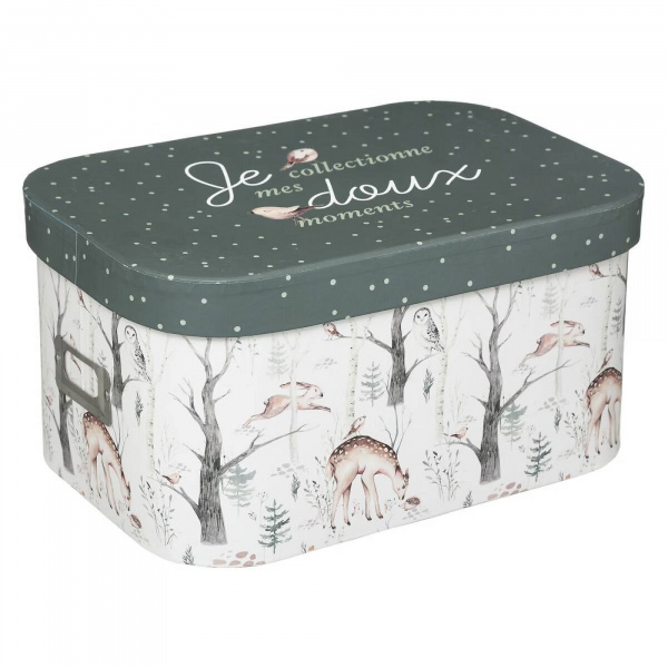Lot de 3 boîtes de rangement forêt Atmosphera for kids