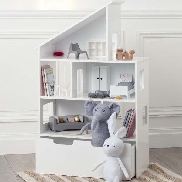 Étagère avec coffre de rangement blanche Atmosphera for kids