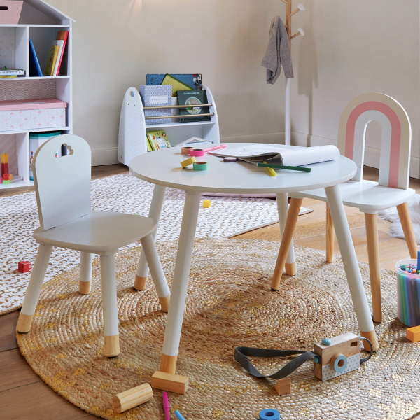 Table enfant douceur blanche Atmosphera for kids