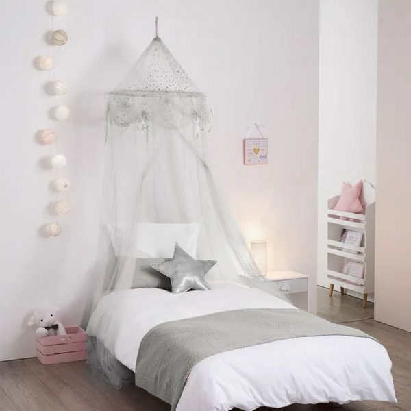 Ciel de lit argent Atmosphera for kids