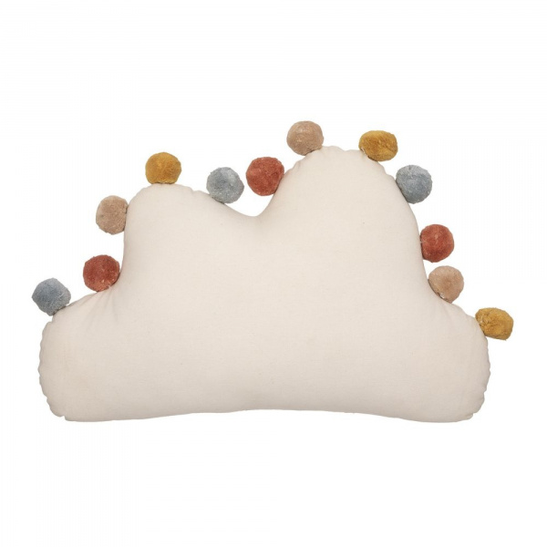 Coussin enfant nuage pompons Atmosphera for kids