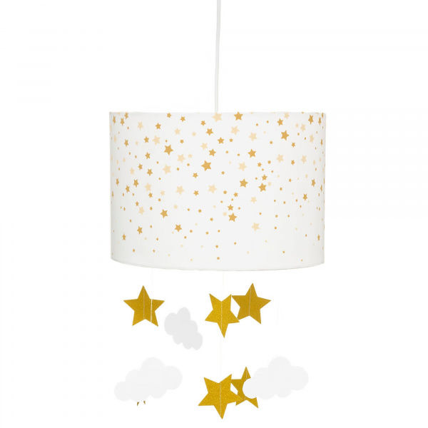 Suspension enfant ø30 cm blanc et ocre Atmosphera for kids