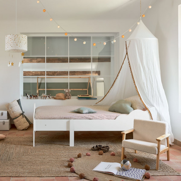 Suspension enfant ø30 cm blanc et ocre Atmosphera for kids