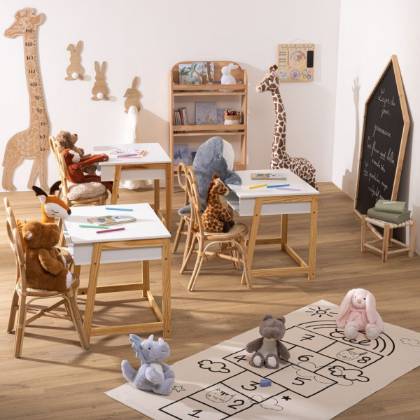 Bureau bois et blanc Atmosphera for kids
