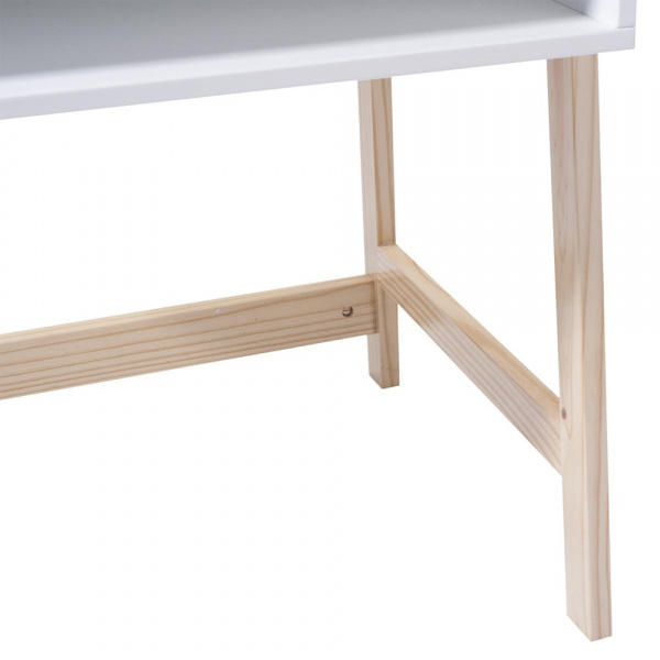 Bureau bois et blanc Atmosphera for kids