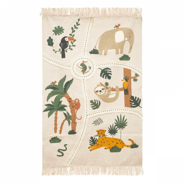 Tapis enfant 100x150 cm jungle Atmosphera for kids