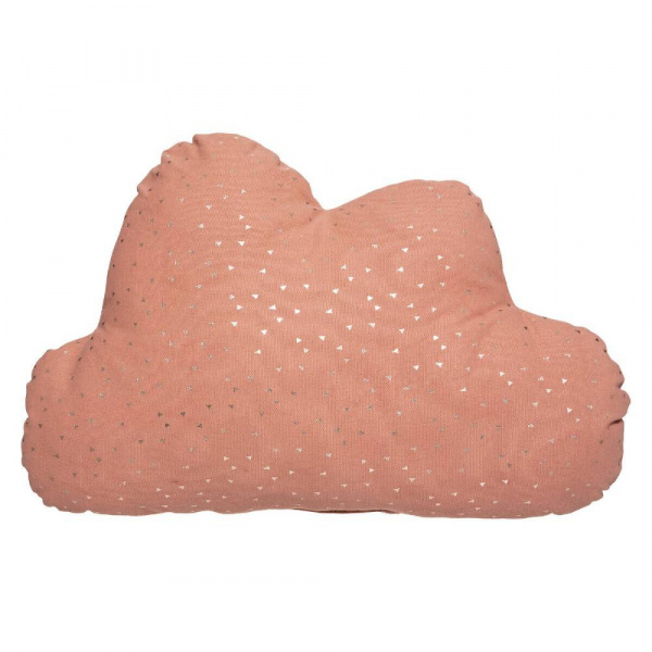 Coussin enfant oya nuage rose terracotta Atmosphera for kids
