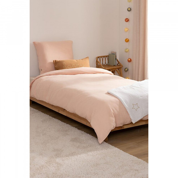 Parure de lit enfant 140x200 cm rose Atmosphera for kids