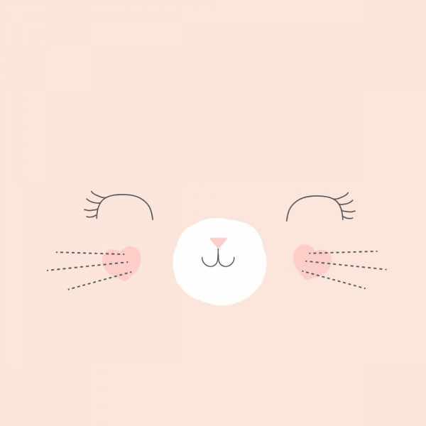 Parure de lit enfant 140x200 cm chat Atmosphera for kids