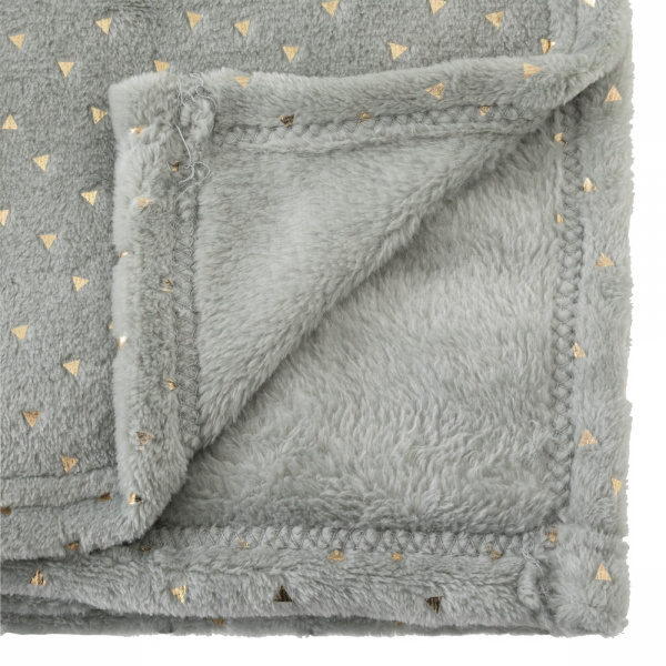 Plaid bébé 75x100 cm oya flanelle terracotta Atmosphera for kids