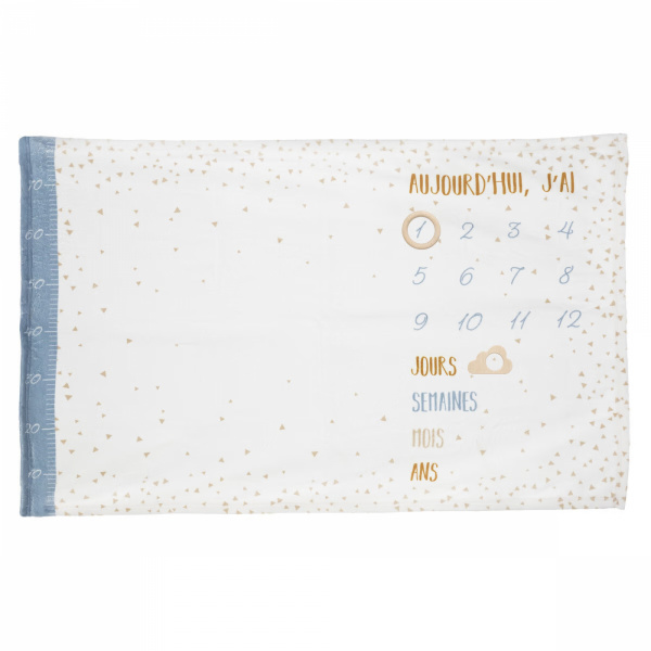 Couverture étape bébé 80x120 cm étoile - modèle aléatoire Atmosphera for kids