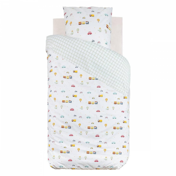 Parure de lit enfant 140x200 cm voiture Atmosphera for kids