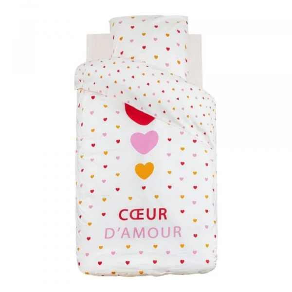 Parure de lit imprimée amour 140 x 200 cm Atmosphera for kids