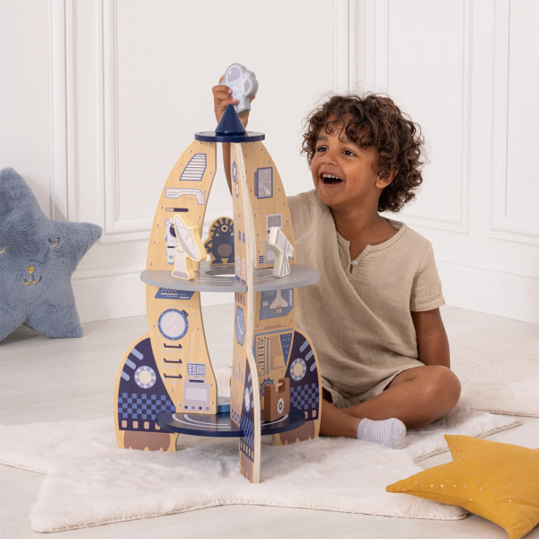 Jeu en bois fusée Atmosphera for kids