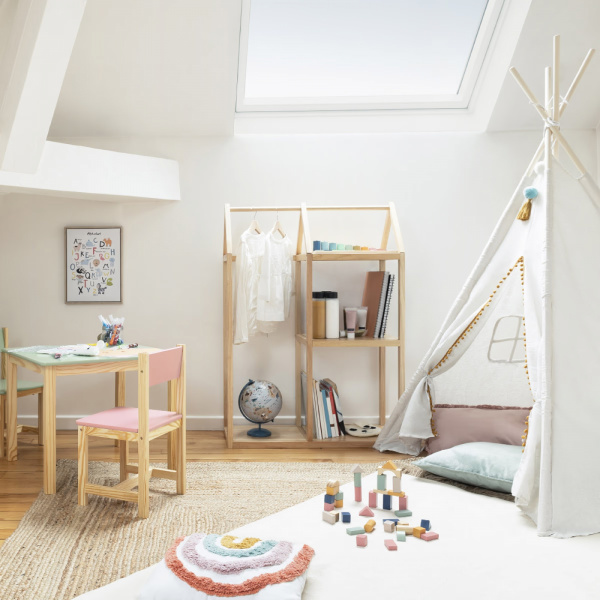 Jeu de 50 cubes en bois Atmosphera for kids