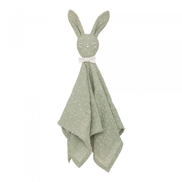 Doudou lapin vert Atmosphera for kids