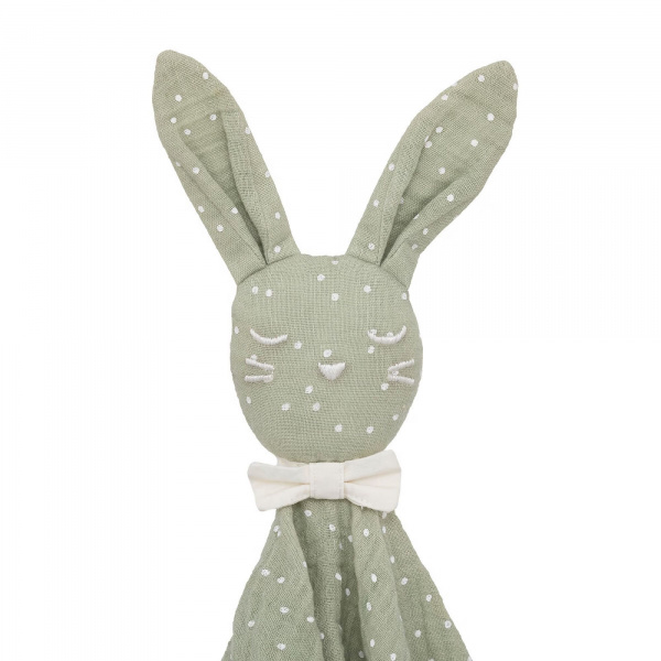 Doudou lapin vert Atmosphera for kids