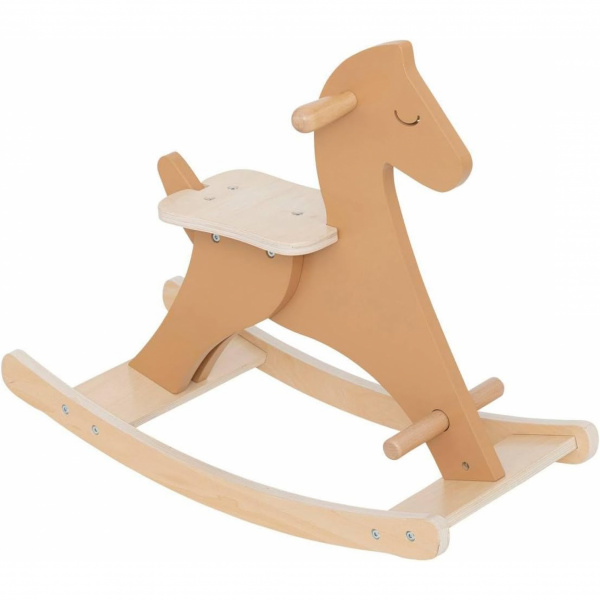 Bascule en bois cheval marron Atmosphera for kids