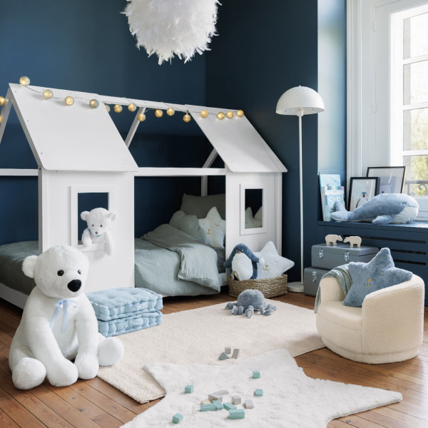 Peluche pieuvre bleu Atmosphera for kids