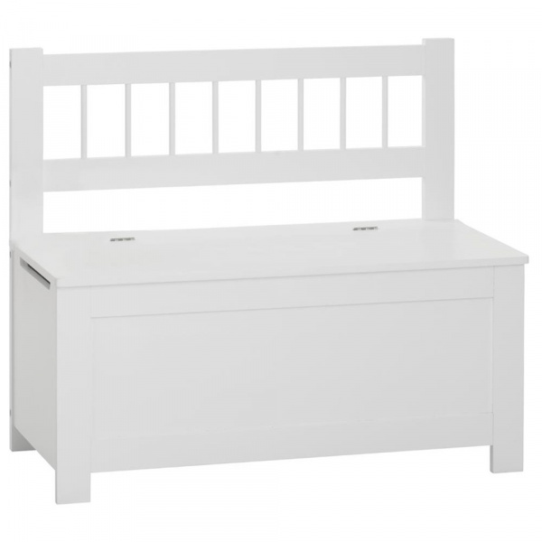 Banc avec coffre à jouet blanc Atmosphera for kids