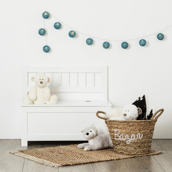 Banc avec coffre à jouet blanc Atmosphera for kids