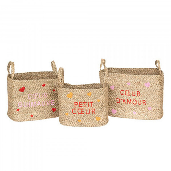 Lot de 3 paniers amour Atmosphera for kids