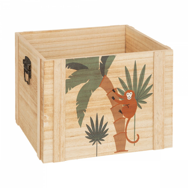 Lot de 3 cagettes de rangement jungle Atmosphera for kids