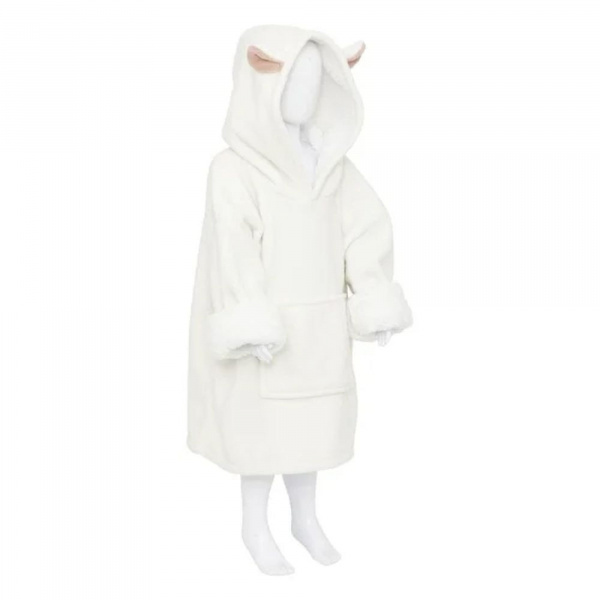 Poncho à capuche mouton flanelle Atmosphera for kids
