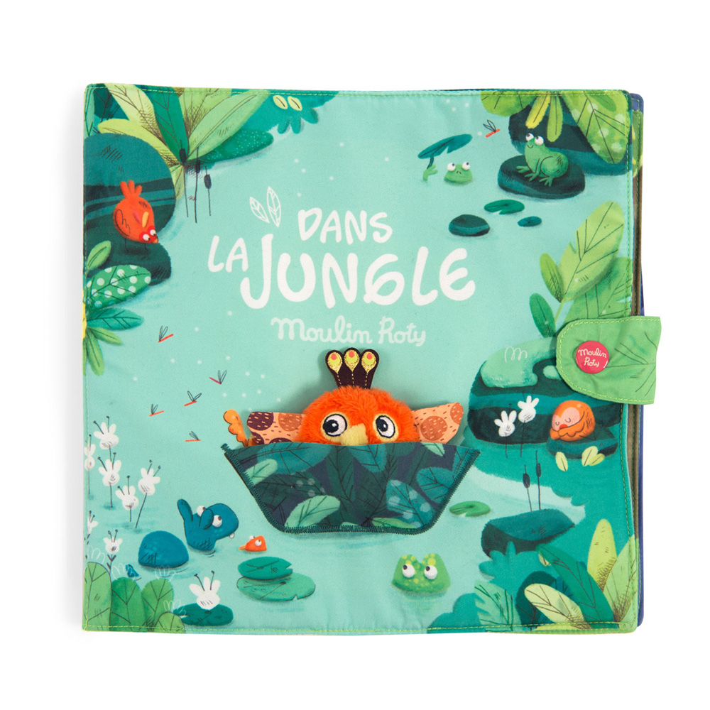 Jouet D Eveil Bebe Grand Livre D Activites En Tissus Dans La Jungle De Moulin Roty Sur Allobebe