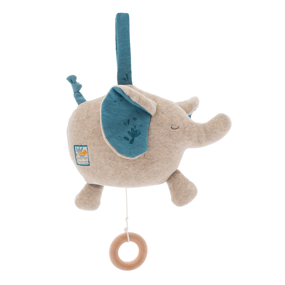 Doudou musical Elephant Jurong 25 cm chez vous dès demain