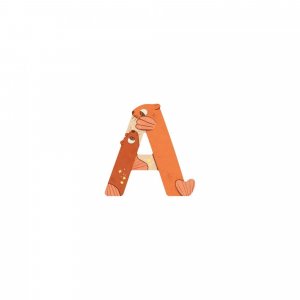 Lettre bois - a orange Moulin roty