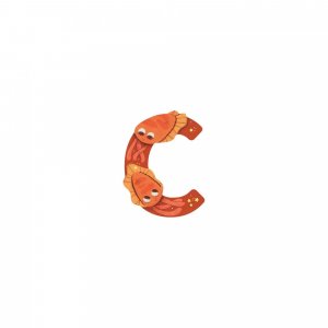 Lettre de l'alphabet en bois Moulin roty